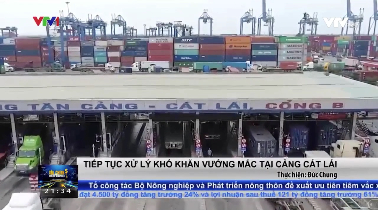 Tiếp tục xử lý những khó khăn vướng mắc tại cảng Cát Lái