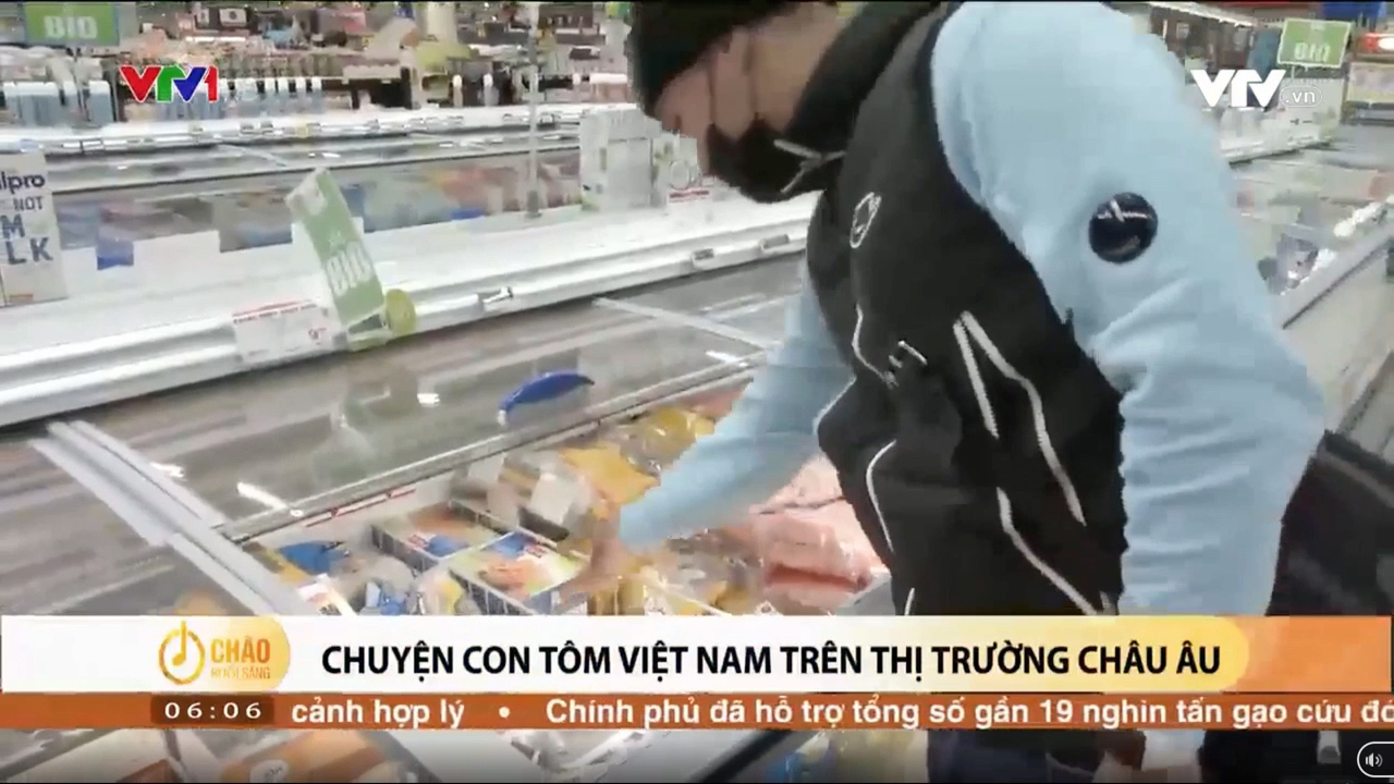 Chuyện con tôm Việt Nam trên thị trường châu Âu