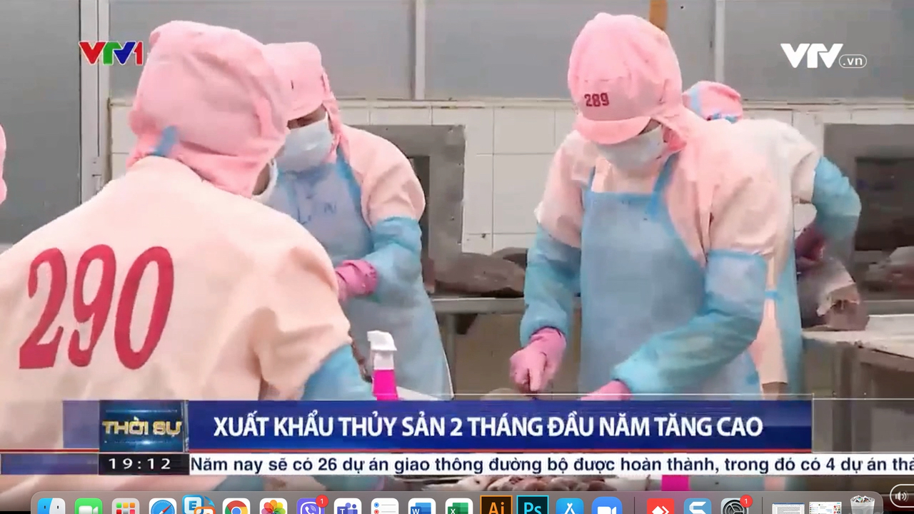 Xuất khẩu thủy sản 2 tháng đầu năm tăng mạnh