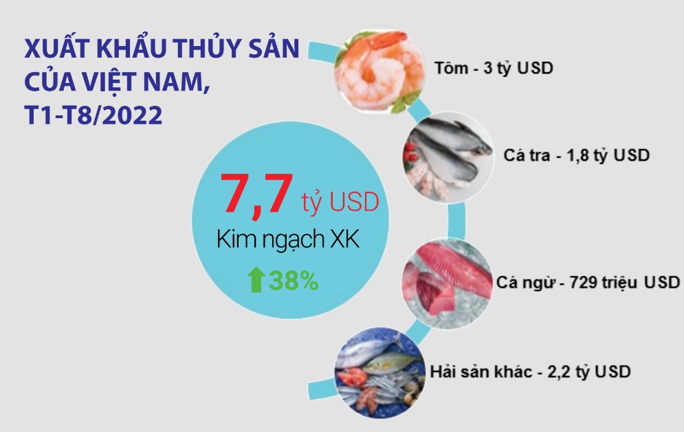 VASEP Highlight - T92022 tín hiệu hồi phục xuất khẩu thuỷ sản sau VIETFISH