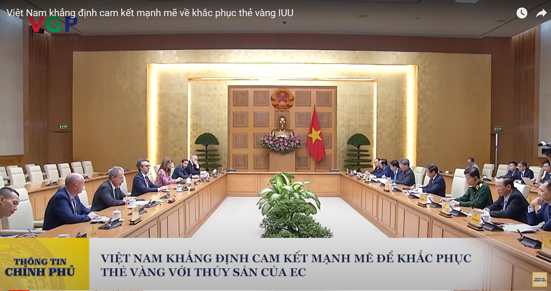 Việt Nam khẳng định cam kết mạnh mẽ để khắc phục thẻ vàng với thuỷ sản của EC