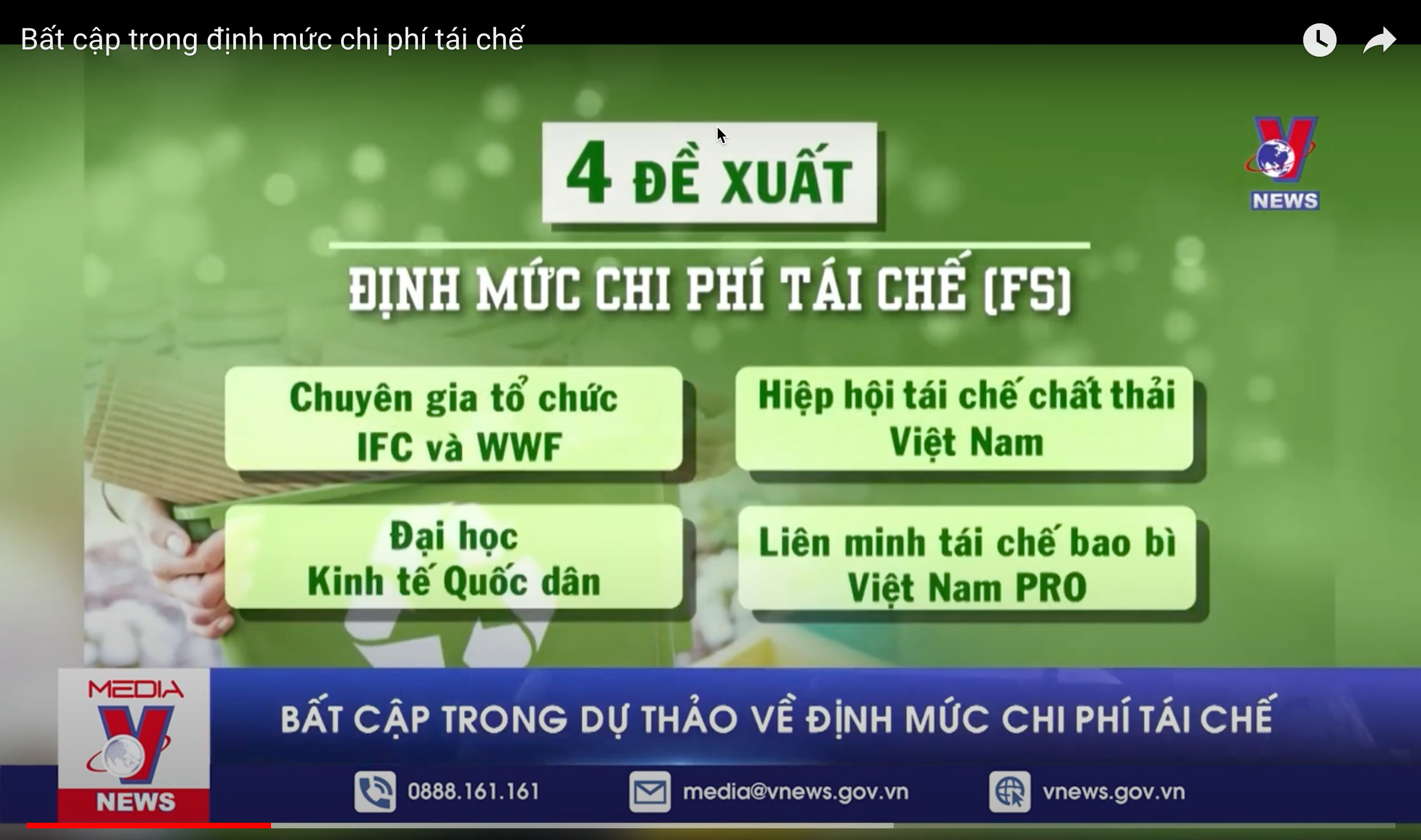 Bất cập trong định mức chi phí tái chế