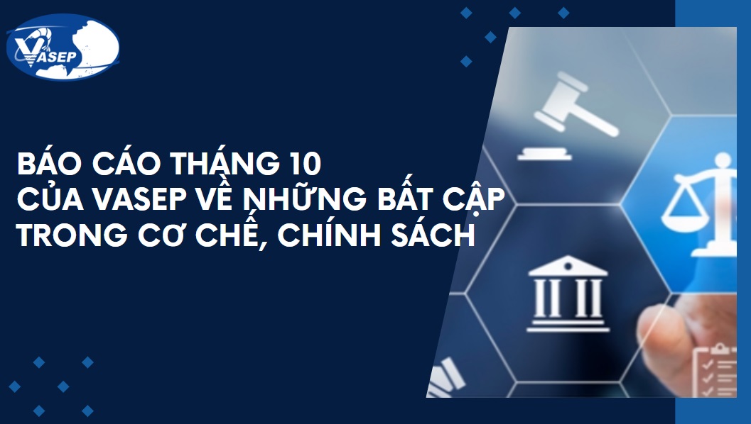 VASEP Highlight - T112023 Báo cáo tháng 10 của VASEP về những bất cập trong cơ chế, chính sách
