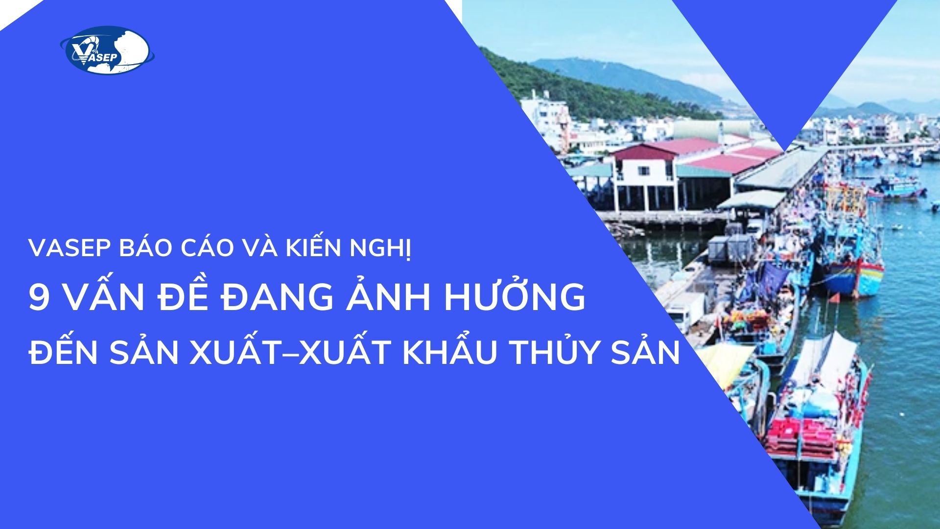 VASEP Highlight - T42024 VASEP báo cáo  kiến nghị 9 vấn đề đang ảnh hưởng đến SX– XK thủy sản