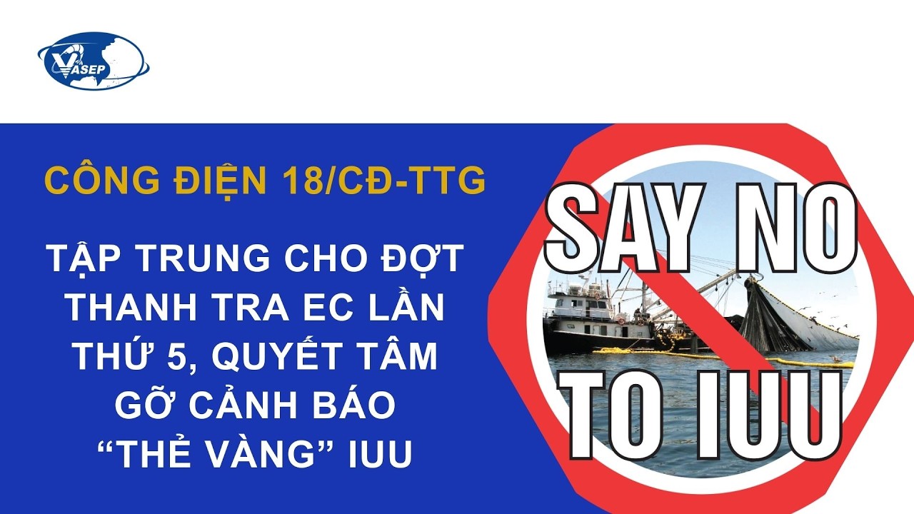 CÔNG ĐIỆN 18 TẬP TRUNG CHUẨN BỊ THANH TRA EC LẦN 5, QUYẾT TÂM GỠ “THẺ VÀNG” IUU